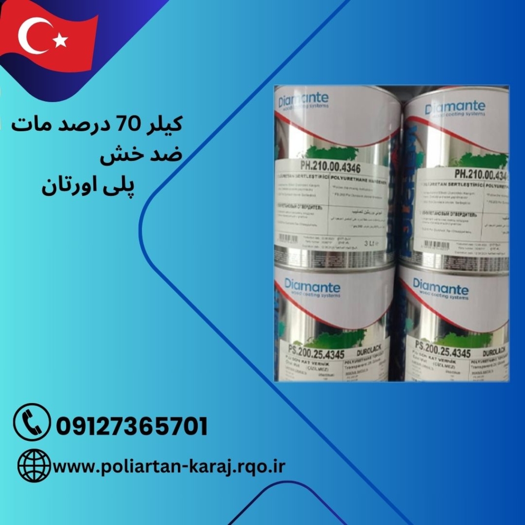 کیلر 70 درصد مات ضد خش پلی اورتان